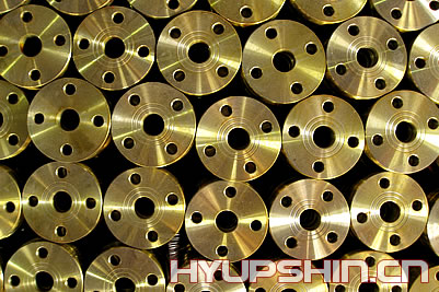 Flanges With Yellow Paint, Shandong Hyupshin Flanges Co., Ltd